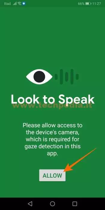 look to speak comandare android con occhi 013
