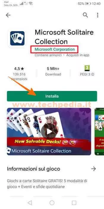 solitario windows smartphone 016