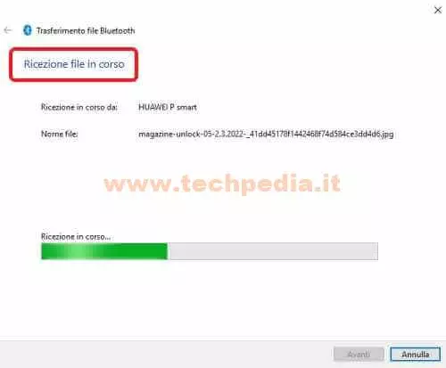 trasferire foto huawei computer bluetooth 028