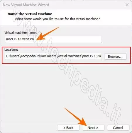 installare macos ventura pc windows vmware 034