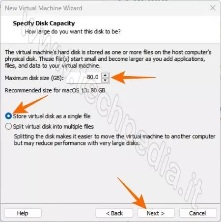 installare macos ventura pc windows vmware 037