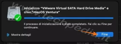 installare macos ventura pc windows vmware 103