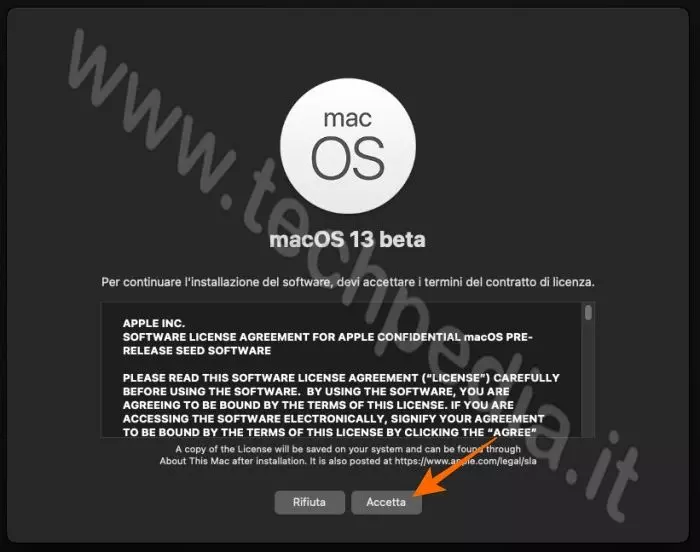 installare macos ventura pc windows vmware 115