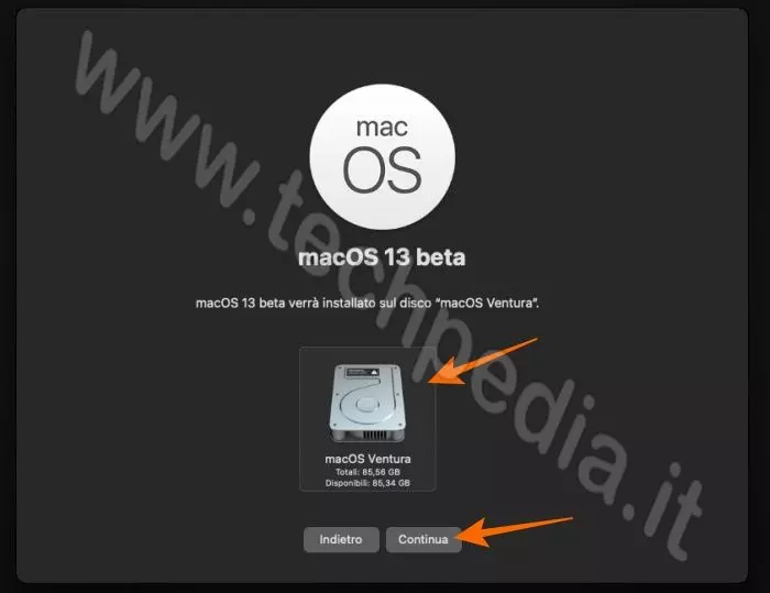 installare macos ventura pc windows vmware 121