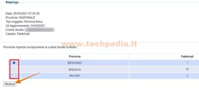 richiedere visura catastale agenzia entrate 094