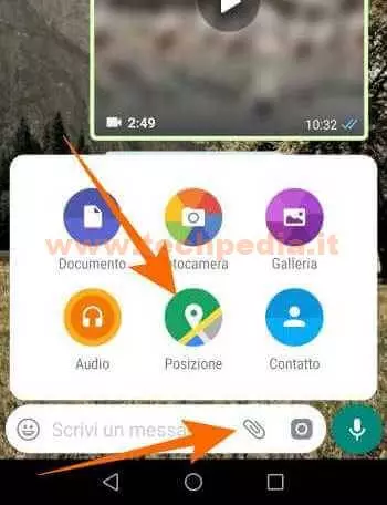 spostamenti tempo reale whatsapp 007