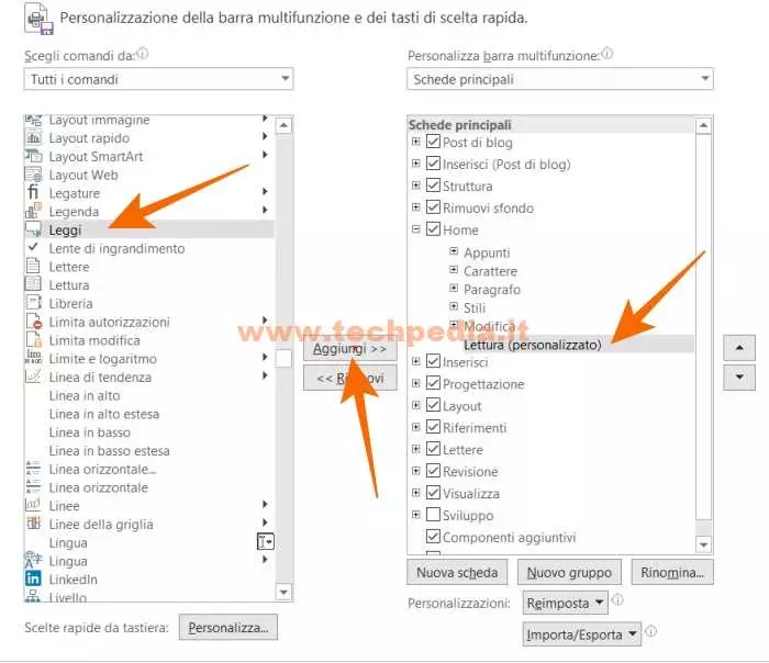 word legge alta voce documento 046