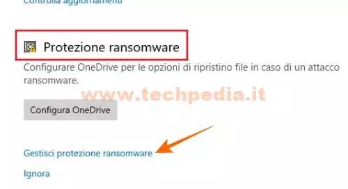 protezione ransomware windows 10 019