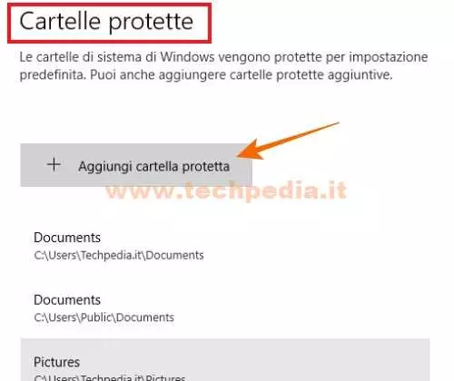 protezione ransomware windows 10 028