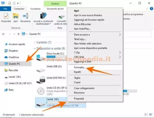 ripristinare chiavetta lextel business key 010