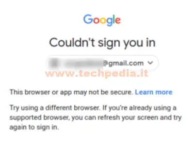 browser linux bloccati da google 007