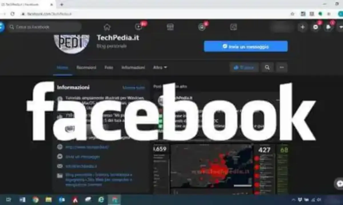La nuova versione Desktop di Facebook con lo sfondo nero