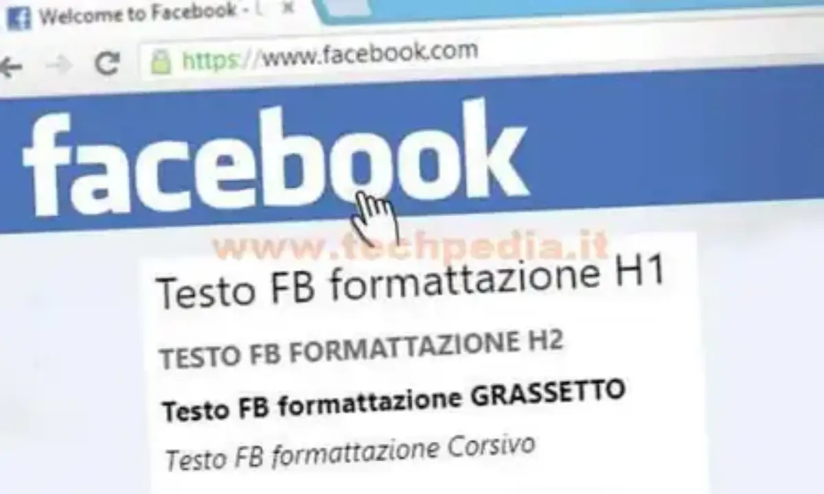 Scrivere in grassetto e corsivo in Facebook