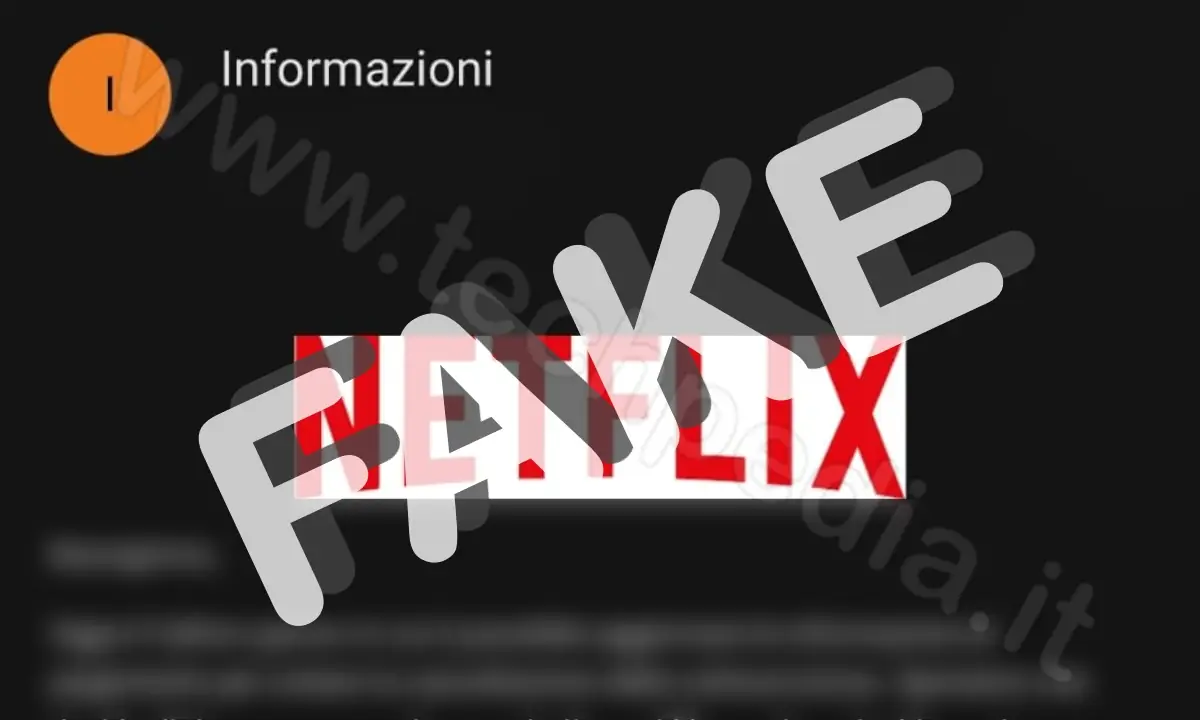 Email sospette che sembtano provenire da Netflix