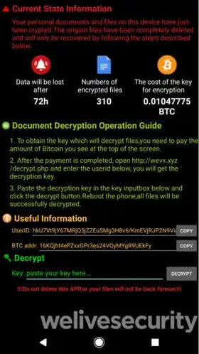 ransomware filecoderc android 010