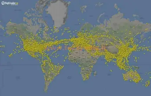 traffico aereo mondiale flightradar24 011