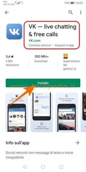 vk installare app android 010