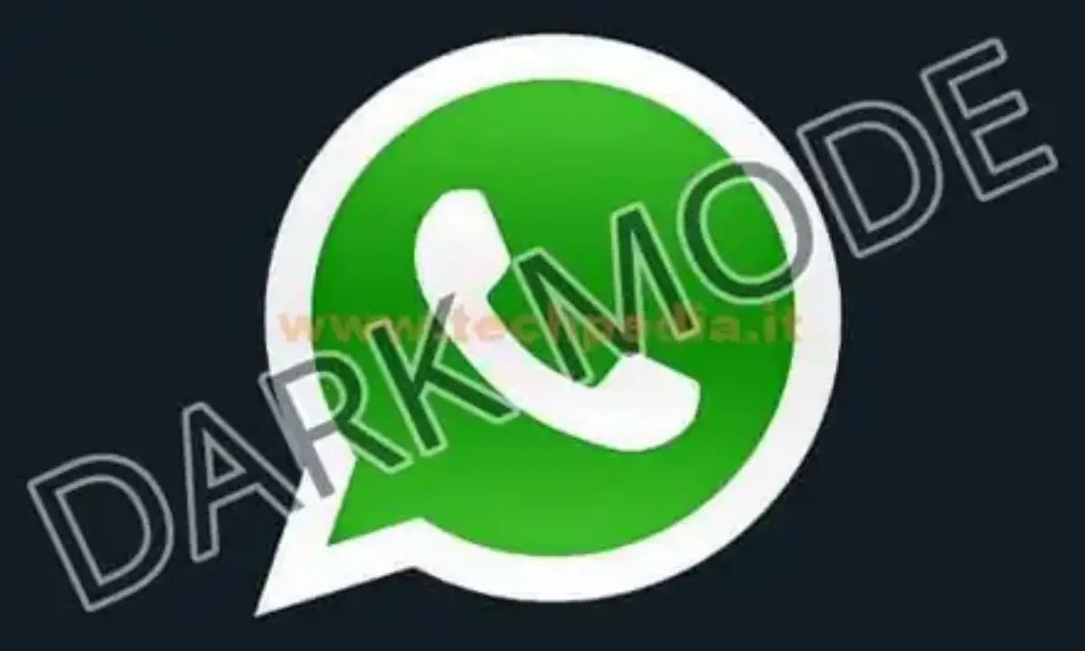 WhatsApp con la modalità scuro è disponibile in beta
