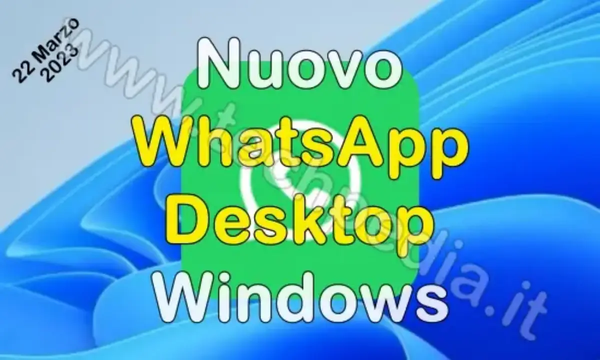 Nuova app WhatsApp Desktop per Windows