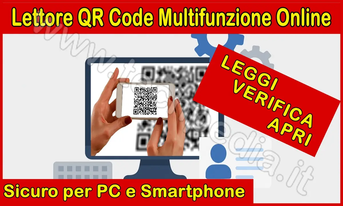 Lettore Multifunzione QR code per PC e Smartphone