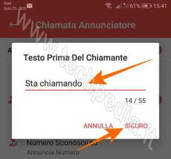 annunciatore chi chiama 043