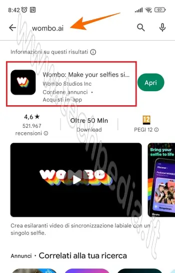 app cantare foto wombo android 013