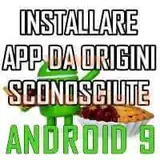 app origini sconosciute android 9 pie logo 