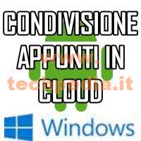 Appunti Cloud Windows Android Logo