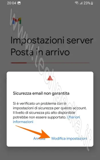 configurare email smartphone android 037