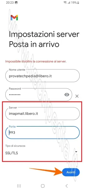 configurare email smartphone android 040