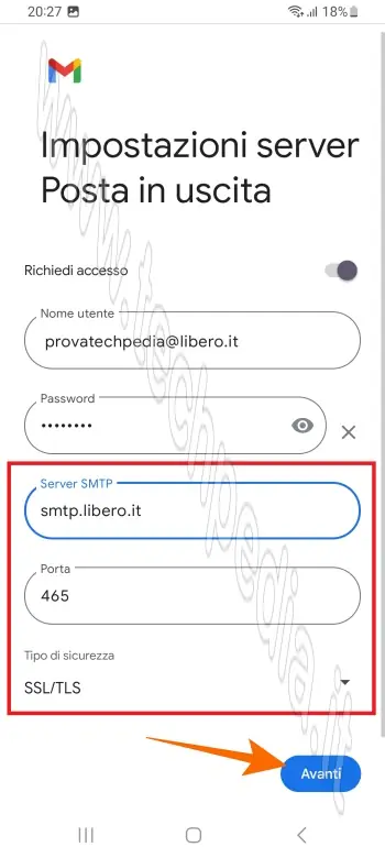 configurare email smartphone android 049