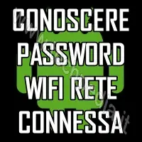 conoscere password wifi connesso logo