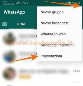 conoscere versione whatsapp 007