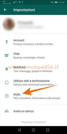 conoscere versione whatsapp 010