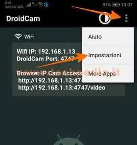 droidcam trasforma smartphone android in webcam 079