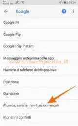 google assistant registrazioni 034