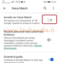 google assistant registrazioni 046