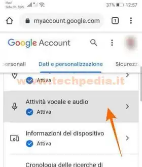 google assistant registrazioni 075