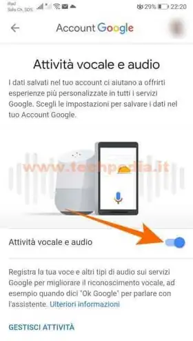 google assistant registrazioni 078