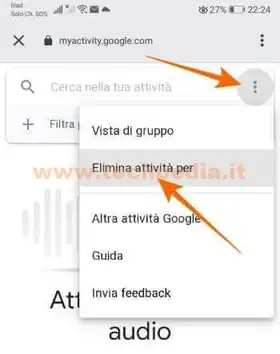 google assistant registrazioni 096