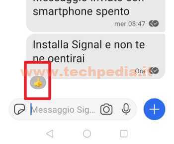 Installare Signal Android 085