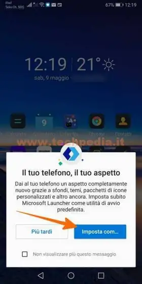 microsoft launcher android 116