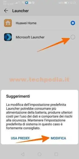 microsoft launcher android 122