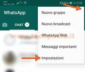 privacy whatsapp impronta digitale 007