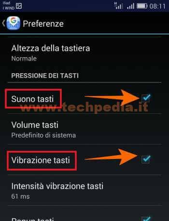 Suoni E Vibrazione Tastiera Android 055