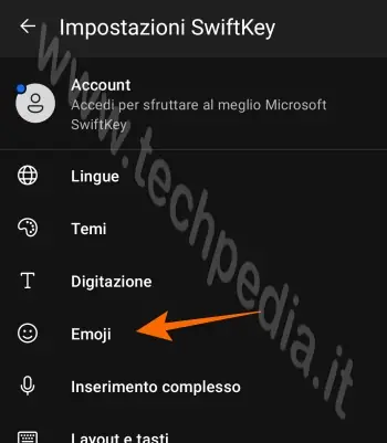 tastiera swiftkey abilitare tasto a capo 128