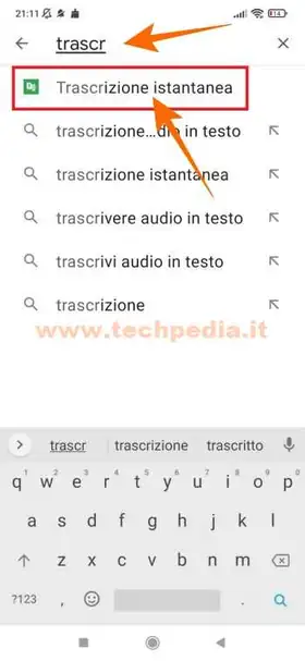 trascrizione automatica google 010