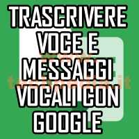 Trascrizione Automatica Google Logo