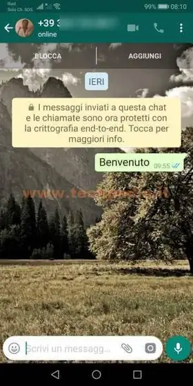 whatsapp chat con se stessi 010