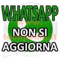 Whatsapp Non Si Aggiorna LOGO
